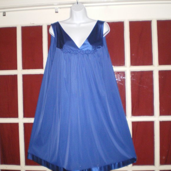 Vanity Fair Intimates Sleepwear Vintage Royal Blue Nightgown Sz 2x Poshmark Shop pajamas intimates & sleepwear at up to 70% off! poshmark